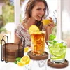 Stück beste Holzuntersetzer mit Halter, Produktbild-Vorschau 2