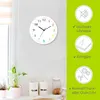 ARTland Glas Wanduhr Quarzuhr - 12 Ziffern / schwarzer Produktbild-Vorschau 3