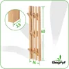 BEGRYF Wandgarderobe aus Bambus Hakenleiste 60 cm Produktbild-Vorschau 3
