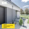 MEAPARK Hofablauf neben einer Terrasse zur Ableitung von Regenwasser aus einem Fallrohr. Produktbild-Vorschau