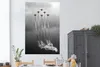 MuchoWow® Poster Flugzeug - Himmel - Wolken - Schwarz und Produktbild-Vorschau 2