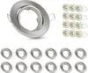 ZMH 12er set Einbaustrahler  GU10 Fassungen  Produktbild-Vorschau 1
