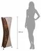 Standaarlamp Wayan, 100 cm, Capiz bamboe, elegante Productafbeelding-voorbeeld 3