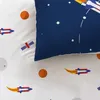 Weltall, Rakete, Planeten Bettwäsche Set 135x200 + 80x80 Produktbild-Vorschau 6