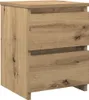 vidaXL Nočné stolíky 2 ks. Artisan dub 30x30x40 cm materiál Náhľad obrázku produktu 4