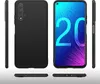 Multiple views of a black smartphone case are displayed against a white background. Produktbild-Vorschau