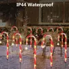10er Set LED Stern Zuckerstange Lichterkette 8 Lichtmodi Produktbild-Vorschau 8