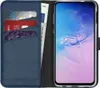 Selencia Echtleder Klapphülle Samsung Galaxy S10e - Blau Produktbild-Vorschau 1