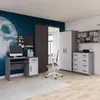 Drehtürenschrank JONAS 06 – Kinderschrank 80 cm Grau/Weiß Produktbild-Vorschau 7