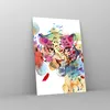 Bilder auf glas - Einteilig - Farbe Konzept Katze - Produktbild-Vorschau 4