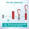18 Stück Mini Taschenlampe Schlüsselanhänger, mehrfarbig, Produktbild-Vorschau 2