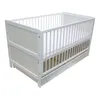 Kinderbett Juniorbett Beistellbett 140x70 cm 3in1 weiß mit Produktbild-Vorschau 4