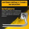 Extralink Nástenný držiak antény 250 × 400 mm, oceľ, Náhľad obrázku produktu 4