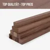10er-Set Holzleisten - Nussbaum gehobelt - 40 x 40 x 500 mm Produktbild-Vorschau 4