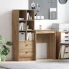 vidaXL Biurko z szufladami 2 szt. dąb Artisan Podgląd zdjęcia produktu 2
