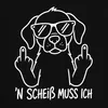 N Scheiß muss ich Hund Mittelfinger Sarkasmus Lustig Produktbild-Vorschau 3