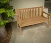 Lesli Living Landhausbank Cardiff 130 cm Teak C-Grade Produktbild-Vorschau 5
