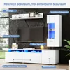 Merax TV-Wohnwand Set 3-teilig mit LED-Beleuchtung, Produktbild-Vorschau 9