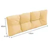 POKAR Coussin pour palette avec belle surpiqûre Garniture Voir les images du produit 5