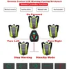 Schwarz LED Rucksack 15 Liter Weste mit Blinker Reflektor Produktbild-Vorschau 2