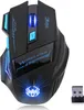 ZELOTES F14 Kabellose Computermaus mit LED-Licht, 2,4 G, Produktbild-Vorschau 1
