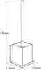 Allibert LOFT-GAME Toilettenbrstenhalter schwarz Produktbild-Vorschau 3