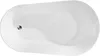 Weiße Halbrunde Acryl Badezimmer  Badewanne Oval Standwanne Produktbild-Vorschau 1