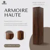 Rodan | Armoire Haute - 139 Cm - Marron Foncé - Armoire Voir les images du produit 2