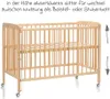 Fillikid Beistellgitterbett Nena aus massivem Produktbild-Vorschau 6