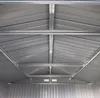 Outsunny Gerätehaus Metall Kohlegrau L340 x B386 x H200 cm Produktbild-Vorschau 8