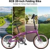 RCB GK4 Faltbares Fahrrad  20 Zoll – Aluminiumrahmen, Produktbild-Vorschau 7