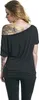 The Rolling Stones T-Shirt Damen Plastered Tongue schwarz L Produktbild-Vorschau 5