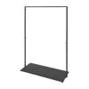 Porte-manteau 100cm×160cm Noir Porte-manteau au sol pour Voir les images du produit 8