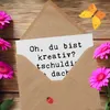 Mr. & Mrs. Panda Grußkarte Spruch Kreatives Chaos - Weiß - Produktbild-Vorschau 3