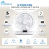 Lifetime Air Tafelventilator Oplaadbaar - Mini USB Productafbeelding-voorbeeld 2
