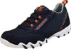 A single blue and orange sneaker is shown against a white background. Voir les images du produit