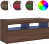 A TV stand with LED lighting, shown with color options and a color wheel. Náhľad obrázku produktu