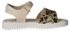 girlZ onlY Kinder-Mädchen-Sandalette Beige-Schwarz-Weiß, Produktbild-Vorschau 4