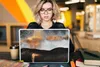 MuchoWow® Laptop Aufkleber Sticker Cover Abstrakt - Gold - Produktbild-Vorschau 5