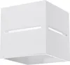 LED Wandleuchte, Aluminium, UP DOWN, weiß, H 12 cm Produktbild-Vorschau 1