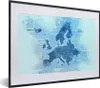 MuchoWow® MuchoWow® Gerahmtes Poster Karte von Europa - Produktbild-Vorschau 1