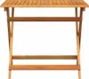 vidaXL Zahradní stůl hnědý 90 x 55 x 75 cm z masivního Náhled obrázku produktu 3