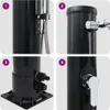 Doccia Solare da Esterno Nero 217 cm PVC e Alluminio Anteprima dell’immagine prodotto 7