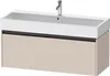 Duravit Ketho.2 Wastafelonderkast 118,4x46x44 cm Mat Taupe Produktbild-Vorschau 1