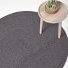 HOMESCAPES Pletený ručně tkaný koberec v šedé a černé Náhled obrázku produktu 1