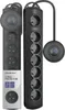 Qoltec 50171 Überspannungsschutz Schwarz 7 AC-Steckdose(n) Produktbild-Vorschau 1