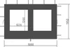 2 Seitenteile aus PE mit Fenster 300x195cm für Pavillon Produktbild-Vorschau 5