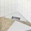 vidaXL Siphon de douche triangulaire 2 en 1, argenté, 32 x Voir les images du produit 3