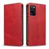 A red flip phone case for a Samsung Galaxy A41 is shown from two angles against a white background. Produktbild-Vorschau
