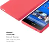 Cadorabo Schutzhülle für Sony Xperia M4 AQUA Hülle in Rot Produktbild-Vorschau 2
